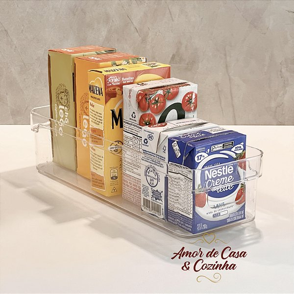 ORGANIZADOR DE GAVETAS CLEAR MULTIUSO  30x10x7CM