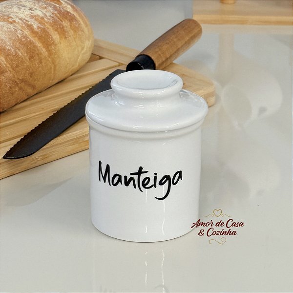 MANTEIGUEIRA FRANCESA DE PORCELANA PERSONALIZADA