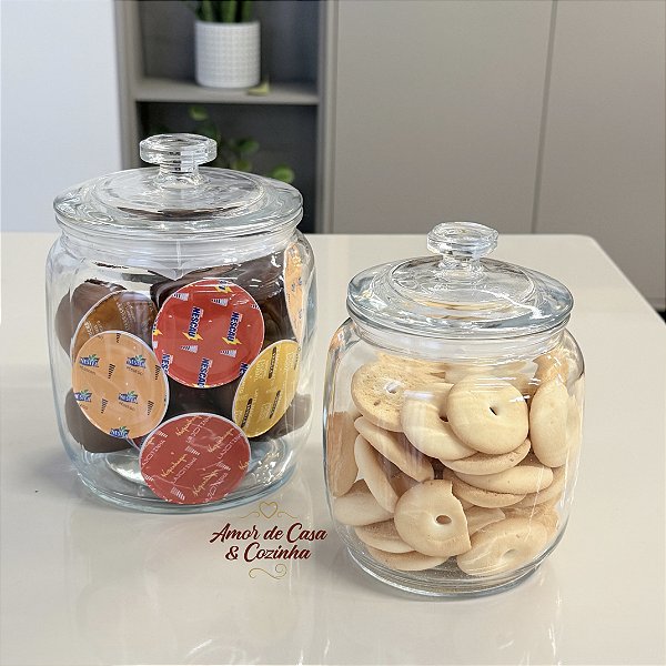 POTE HERMÉTICO DE VIDRO MULTIUSO PURE 1,6L VIDRO