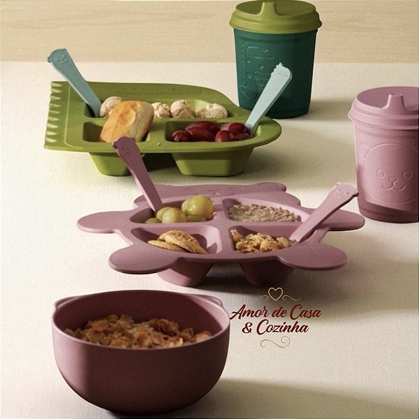CONJUNTO PRATO 2 TALHERES BOWL E CANECA EPP BABY BEAR