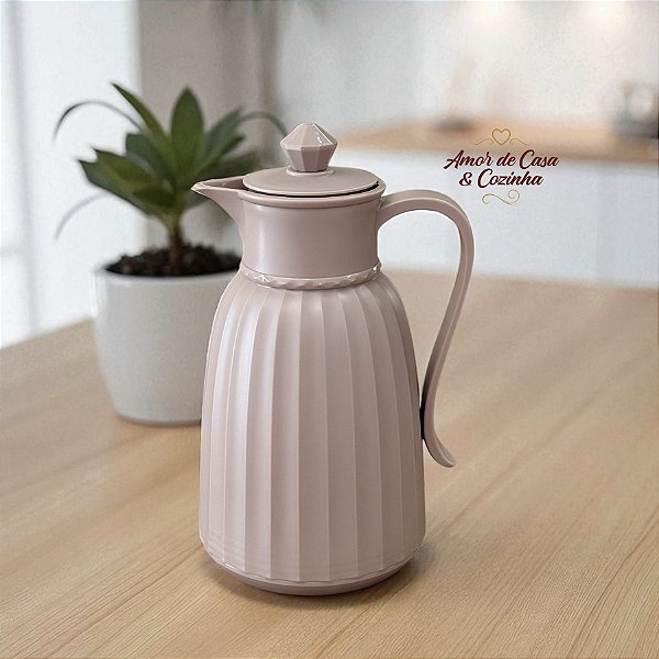 GARRAFA TÉRMICA QUEEN 1 LITRO ESCOLHA A COR