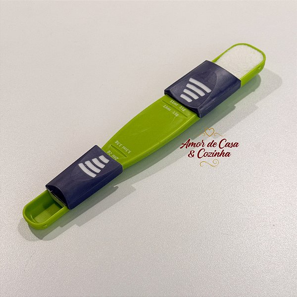 COLHER MEDIDAS PLÁSTICO DE 0,5 A 13GRAMAS