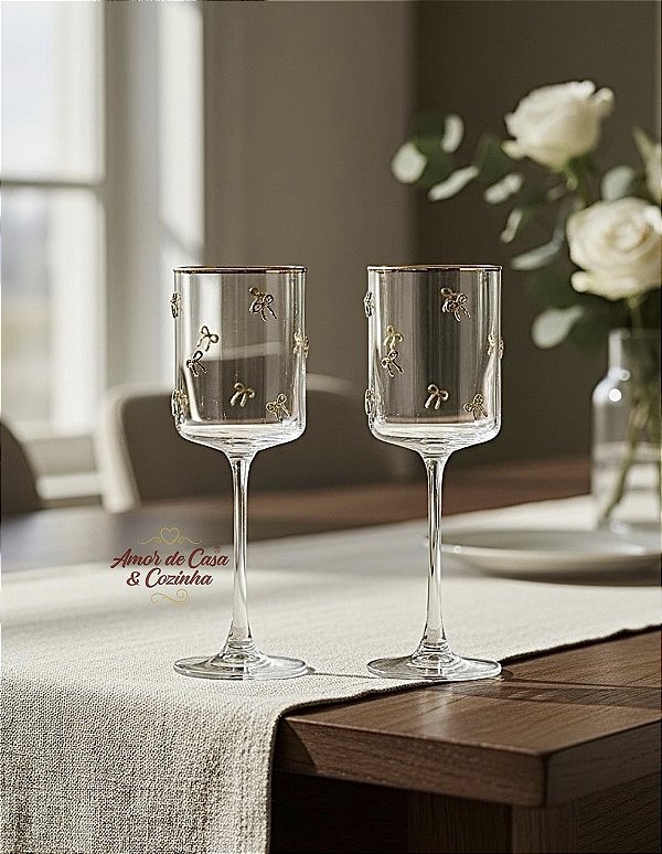 TAÇA ÁGUA E VINHO GRACE 270ML 2PC