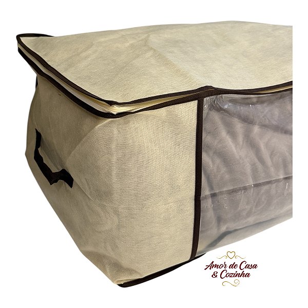 SACO ORGANIZADOR COM ZIPER 60x40x30CM