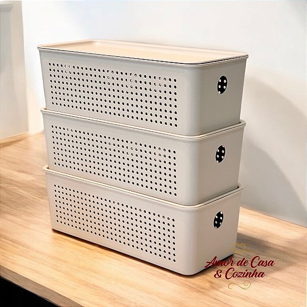 CESTO FLOW 27 X 12 X 9 - COM OU SEM TAMPA