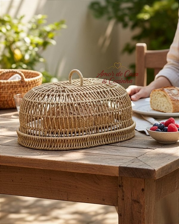 CESTO MULTIUSO BANDEJA MAIS TAMPA TRÊS FORMATOS