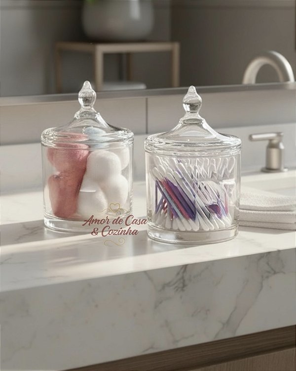 POTICHE DE VIDRO PERSONALIZADO 15,5 CM