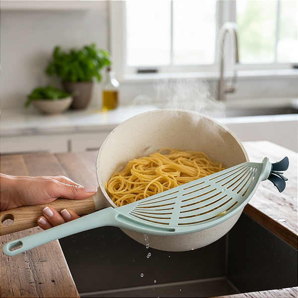 ESCORREDOR PARA PANELA PORTÁTIL DE PLÁSTICO 34 CM