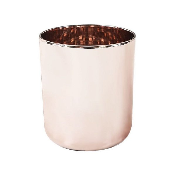 VASO DE VIDRO ROSE P