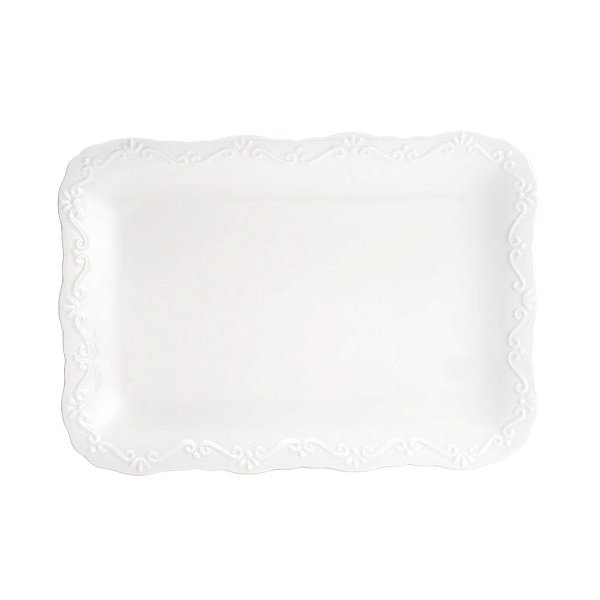 TRAVESSA DE PORCELANA ALTO RELEVO