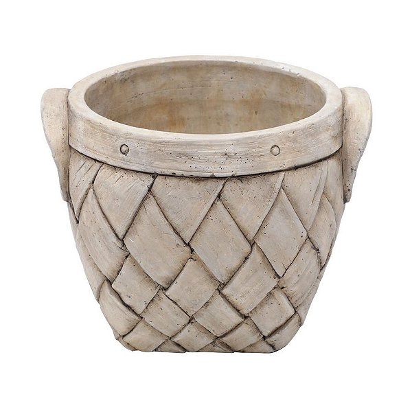 VASO DE CERÂMICA NATURAL BEGE