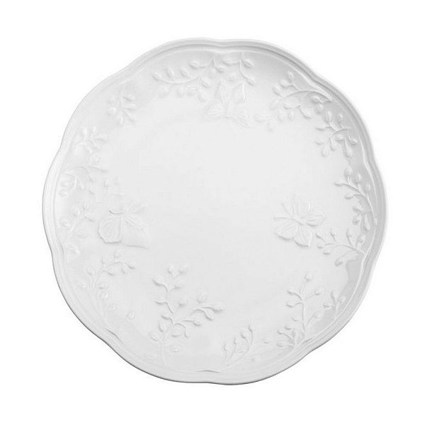 PRATO PARA SOBREMESA PORCELANA NEW BONE BUTTERFLY