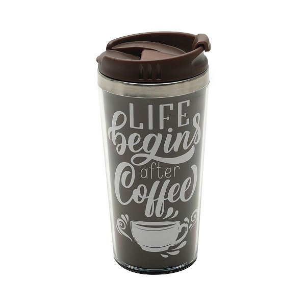 COPO TÉRMICO COFFEE MARROM
