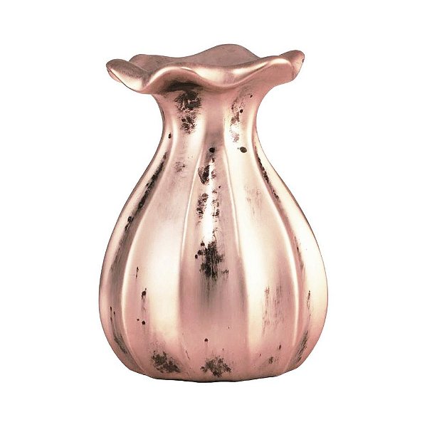 VASO COBRE EM CERÂMICA
