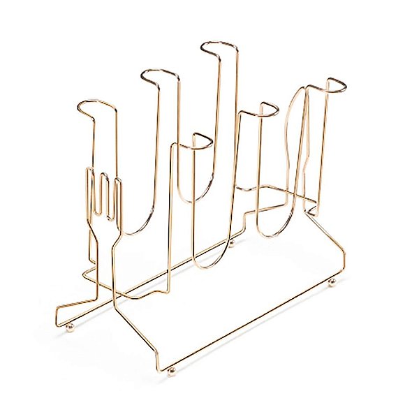 SUPORTE PARA 6 COPOS ROSE GOLD