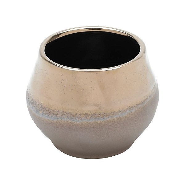 VASO DECORATIVO MARROM