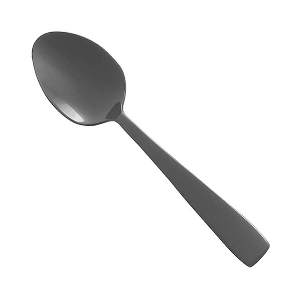 CONJUNTO 6 COLHERES AÇO INOX PARA CAFÉ BERNA PRETO
