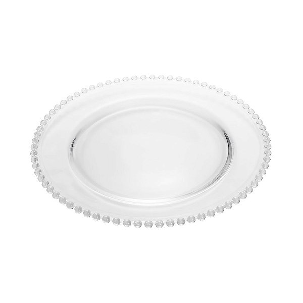PRATO RASO DE CRISTAL PEARL 28cm