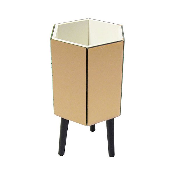 CACHEPOT DE ESPELHO COBRE