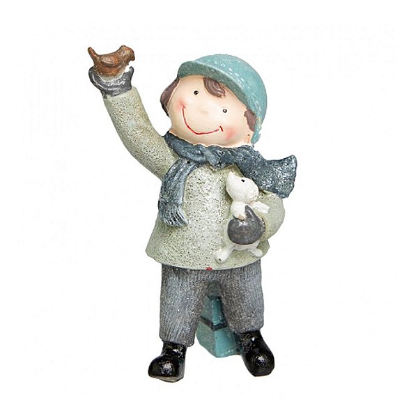 MENINO POLLY DECORATIVO AZUL