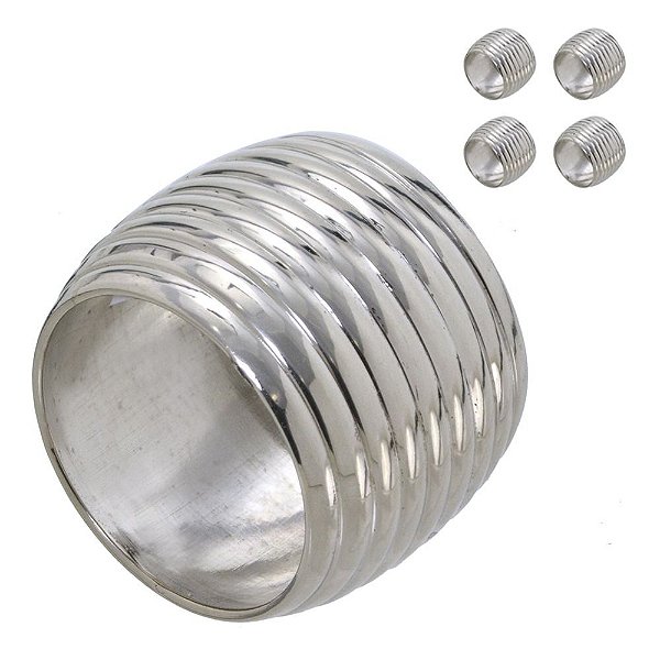 CONJUNTO 4 ANÉIS PARA GUARDANAPO