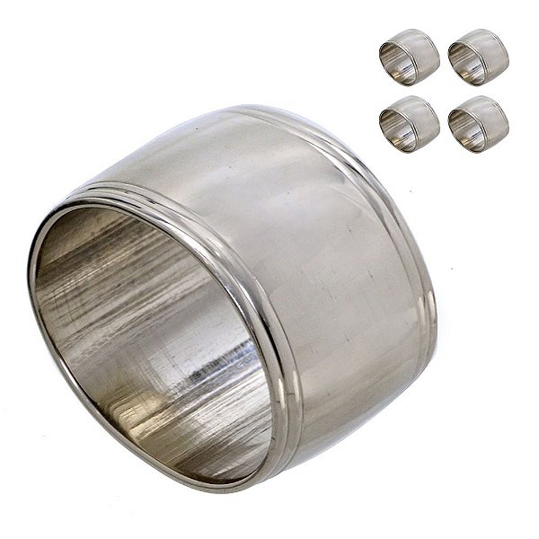 CONJUNTO 4 ANÉIS PARA GUARDANAPO