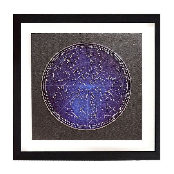 QUADRO MAPA DECORATIVO