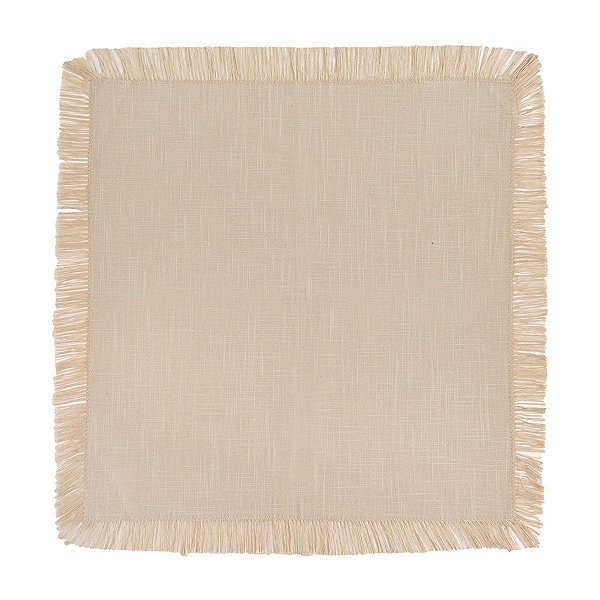 GUARDANAPO FRANJA COLORATTA TAUPE