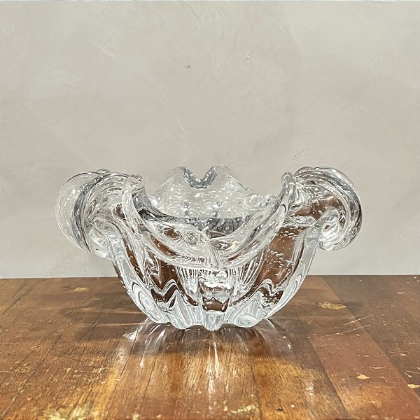 CENTRO DE MESA MURANO TRANSPARENTE 21 CM