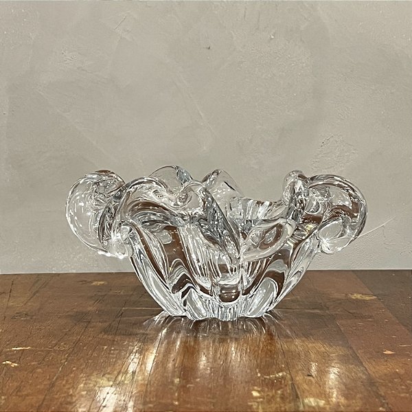 CENTRO DE MESA MURANO TRANSPARENTE 18CM
