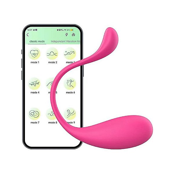 Vibrador Lash Lophin Connect APP - Recarregável