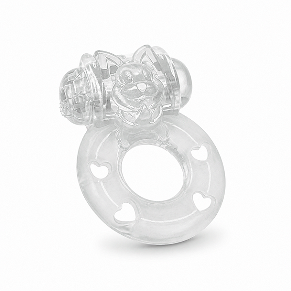 Anel Peniano Transparente com Vibro