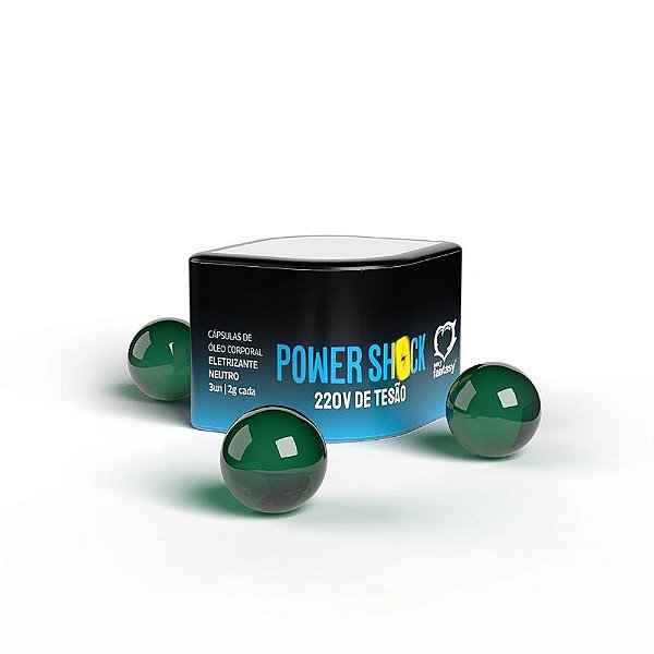 Power Shock 220v de Tesão Cápsula Eletrizante 3un