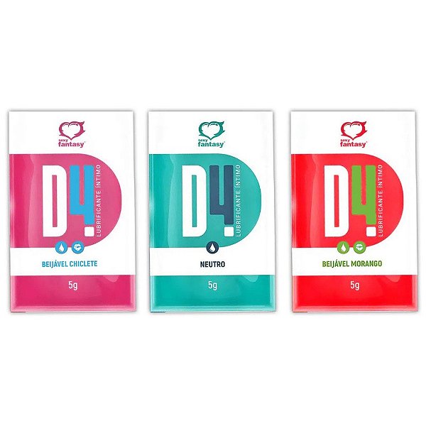 Lubrificante Íntimo D4 Sachê 5g
