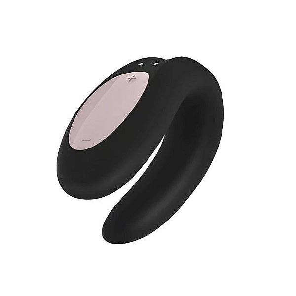 Satisfyer Double Joy Preto recarregável - Vibrador casal