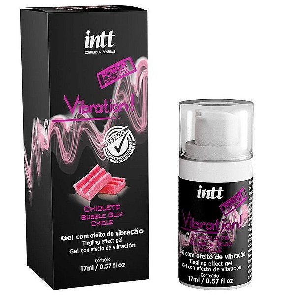 Vibration Gel Vibrante Sabor Chiclete 17ml.