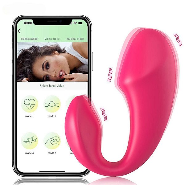 Vibrador Duplo Motor Grande Recarregável Controle via APP