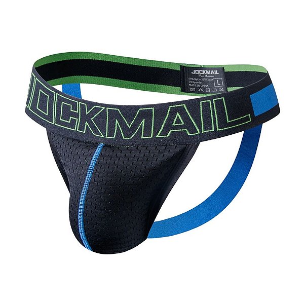 Jockstrap Jockmail Line - Preta