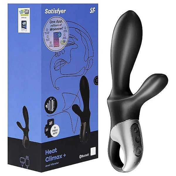 Satisfyer Heat Climax + Vibrador Com App - Recarregável