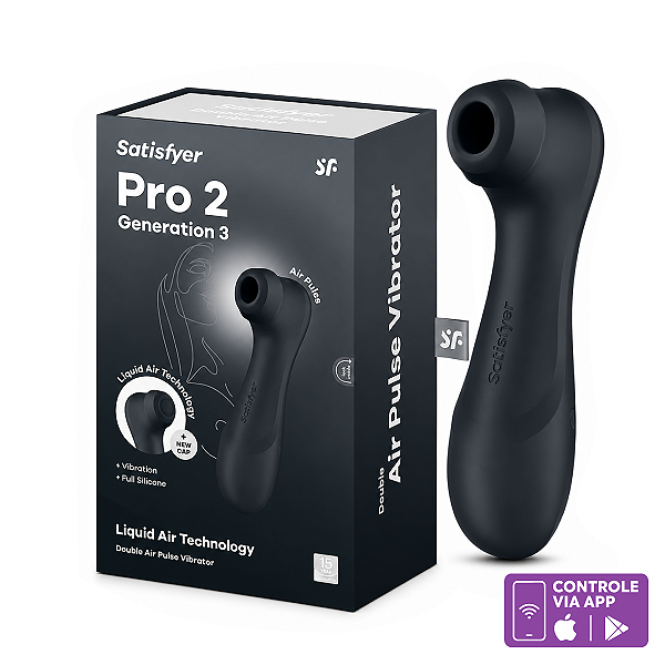 Satisfyer Pro 2 Gen 3 Premium Coonect App Recarregável Dark Grey