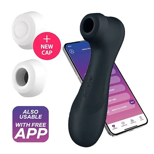 Satisfyer Pro 2 Gen 3 Coonect App recarregável Dark Grey - Sucção Clitóriana