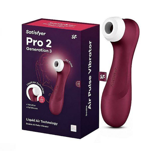 Satisfyer Pro 2 Gen 3 Premium Recarregável Vinho