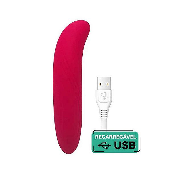 Vibrador golfinho ponto G Moderno Recarregável via USB.