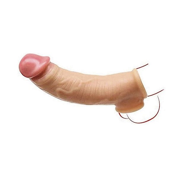 Capa peniana de silicone 17,5x3,8cm.