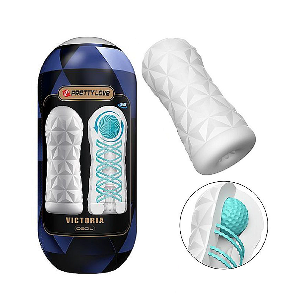 Masturbador 360 com Textura Interna Estimuladora.