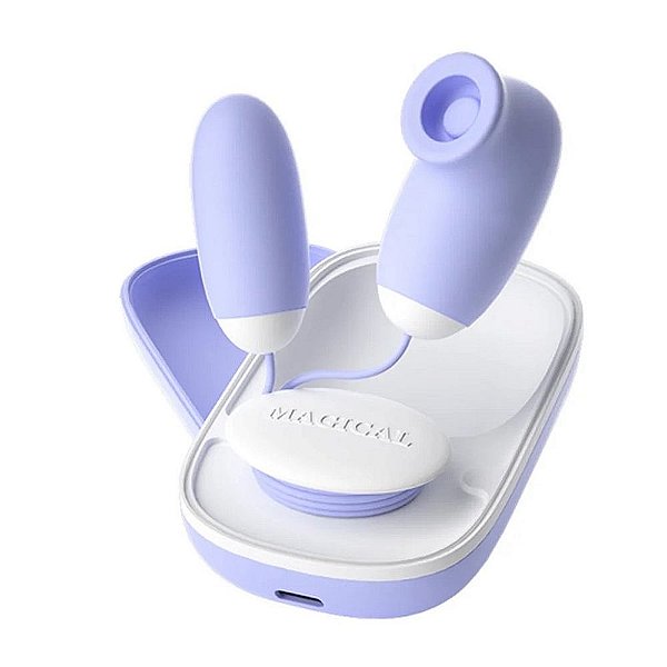 Cápsula Vibratória Dupla Magic Recarregável