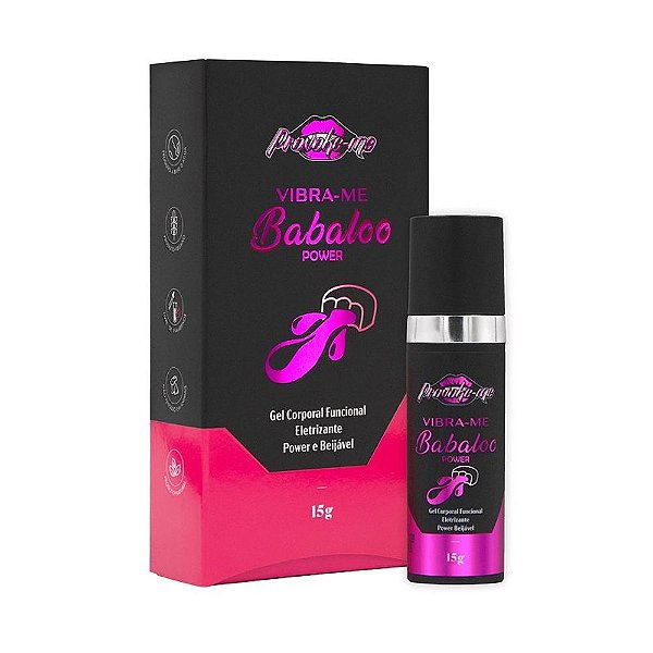 Vibra-me Babaloo Power Gel Eletrizante Beijavel 15g
