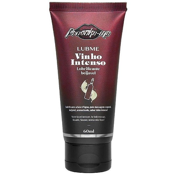 Lubme Lubrificante Vinho Intenso Beijavel 60ml