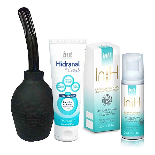 Kit Chuca: Ducha + Lubrificante anal + Sabonete anal