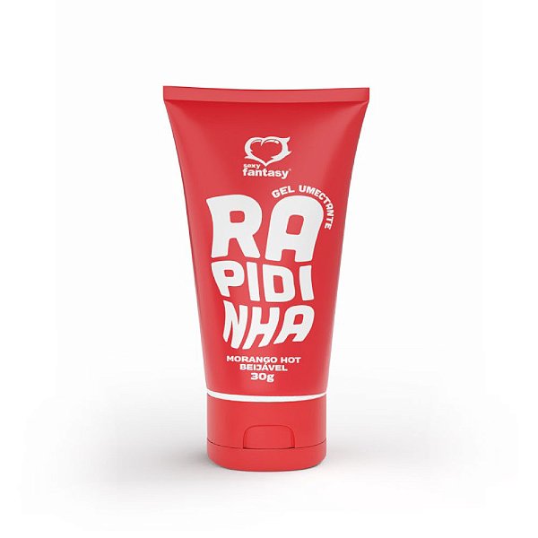 Gel Lubrificante Rapidinha Morango Hot 30g
